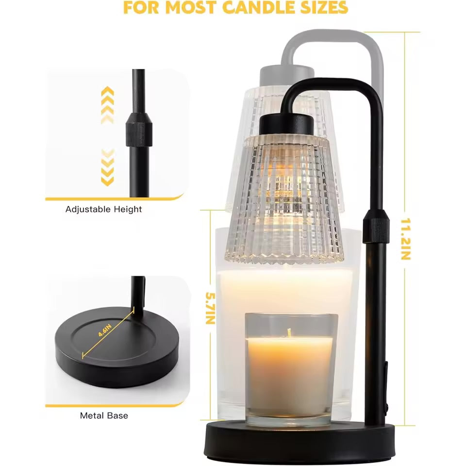 Flameless candle heat lamp