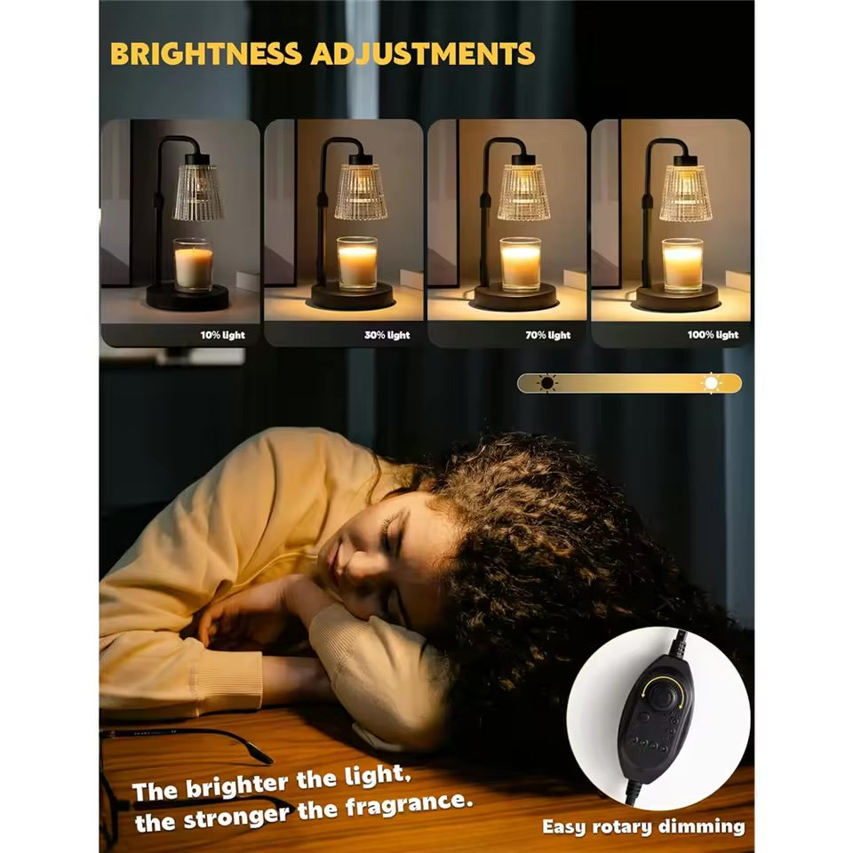Flameless candle heat lamp