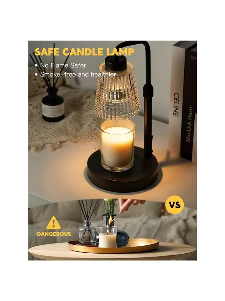 Flameless candle heat lamp